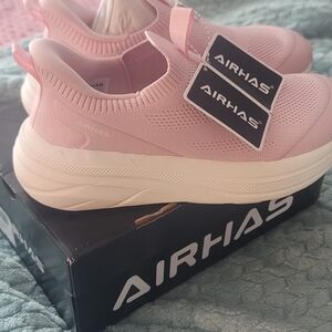 Airhas Pink Slip-On Sneakers